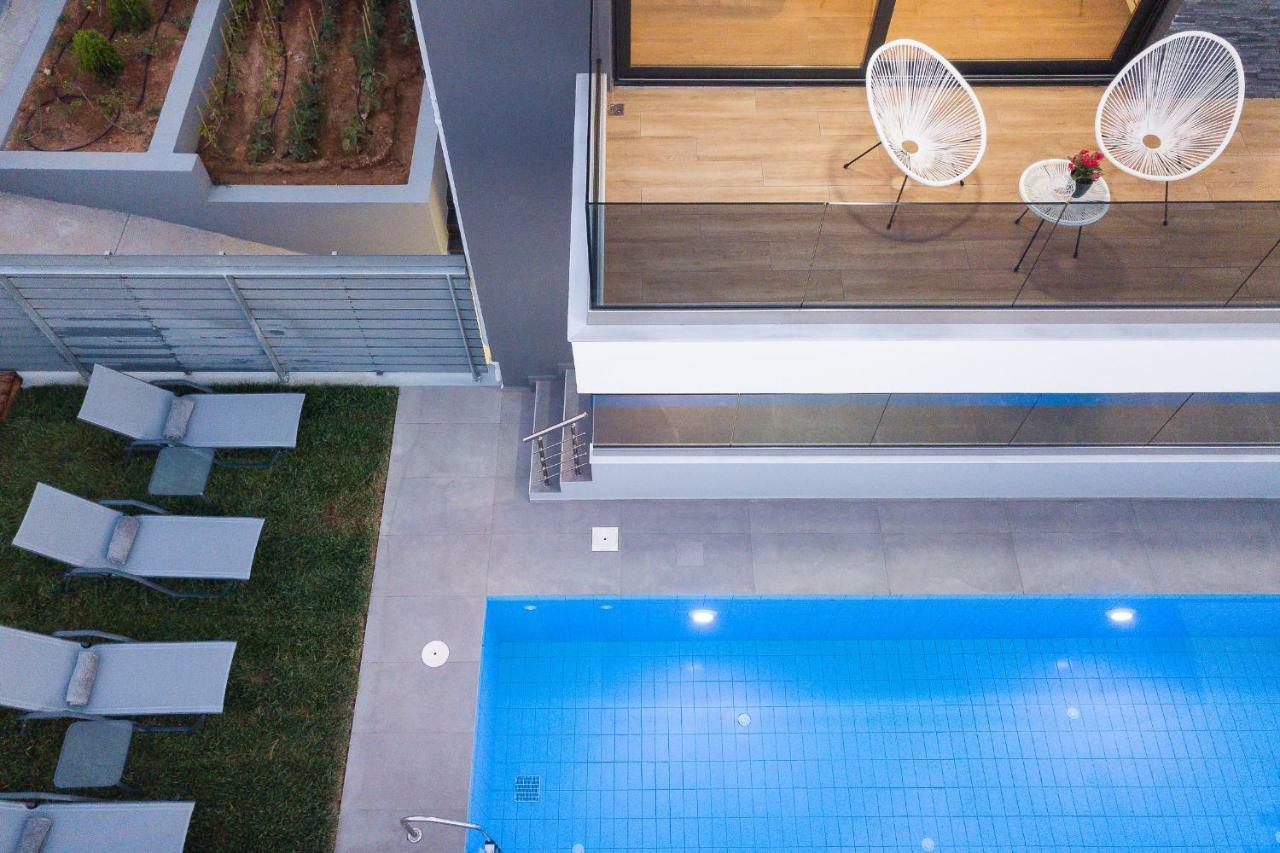 Nisos Villa, Pool & Heated Spawhirlpool, Walking To Beach, By Thinkvilla Sfáka Exteriér fotografie