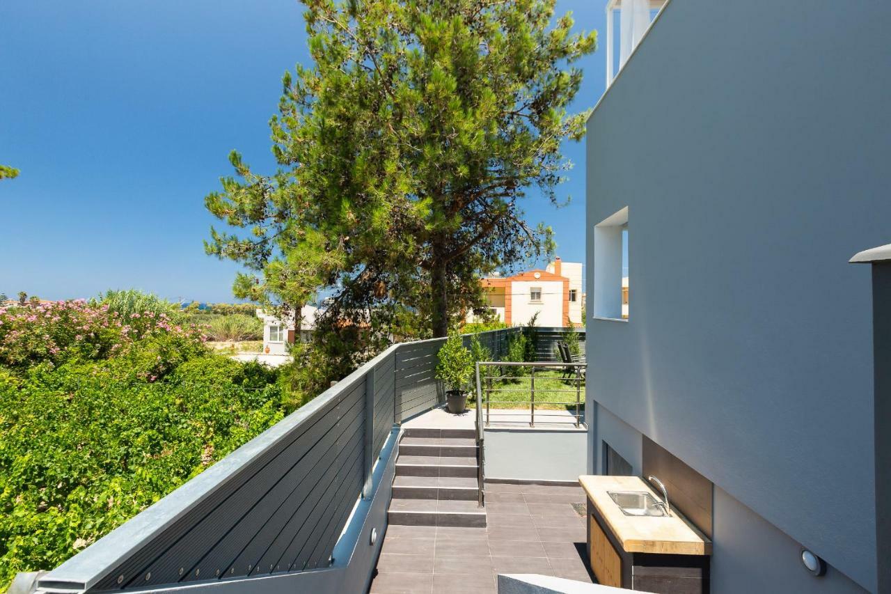 Nisos Villa, Pool & Heated Spawhirlpool, Walking To Beach, By Thinkvilla Sfáka Exteriér fotografie